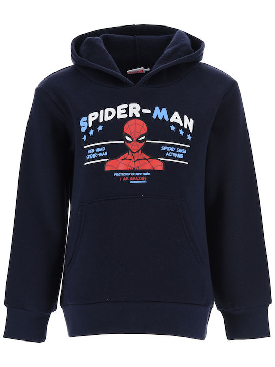 Superheroes Kinder Sweatshirt Blau