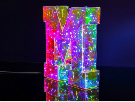 Total Gift Decorative Lamp Letter Transparent