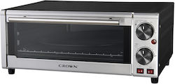 Crown Elektrischer Ofen 15Es Ohne Brenner Schwarz