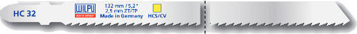 Wilpu Jig Saw Blade for Wood 132mm 5pcs HC32