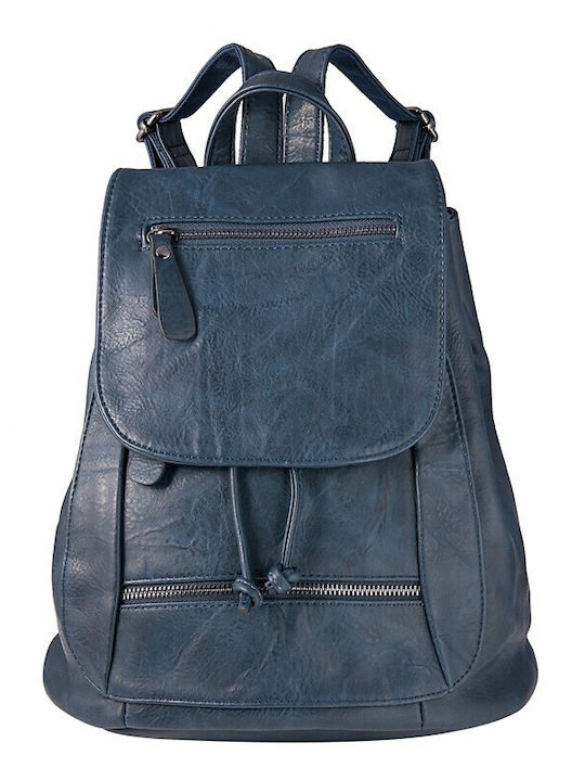 V-store Women's Bag Backpack Navy Blue