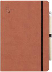 adBook Handy Weekly Agenda 2024 Ταμπά 17x25cm