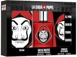 Air-Val International La Casa De Papel Fragrance Set with Eau de Toilette 3 Pieces