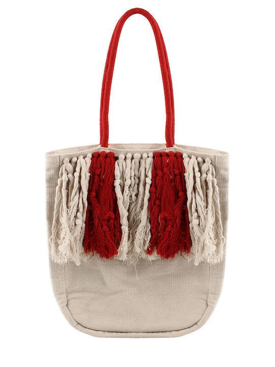 Marilou Bags Stoff Strandtasche Rote