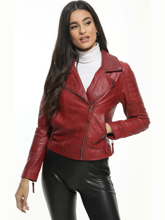 Newton Leather Din piele Jachetă Piele Red