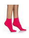 Gocomma Women's Solid Color Socks Fuchsia