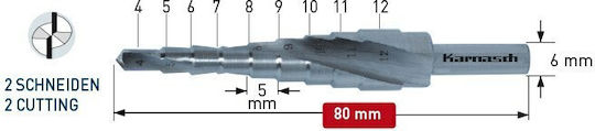 Karnasch Grading Hss-xe Cutter Bit Cobalt for Groove Shaping