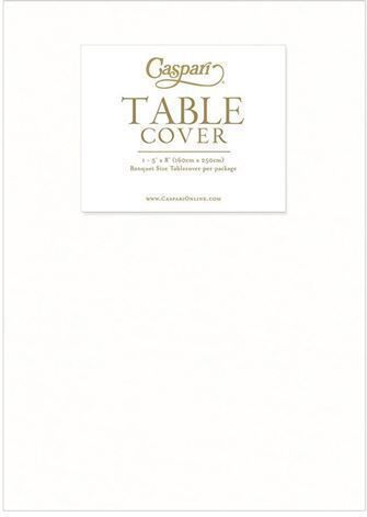 Caspari Τραπεζομάντηλο για Party Χάρτινο 250x160cm Λευκό 100TCL