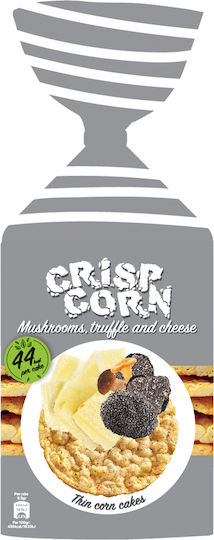 Crisp Corn Corn Wafers with Flavor Mushrooms, Truffle and Cheese 50gr