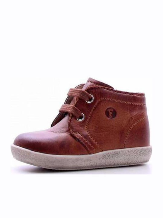 Naturino Kids Boots with Laces Brown