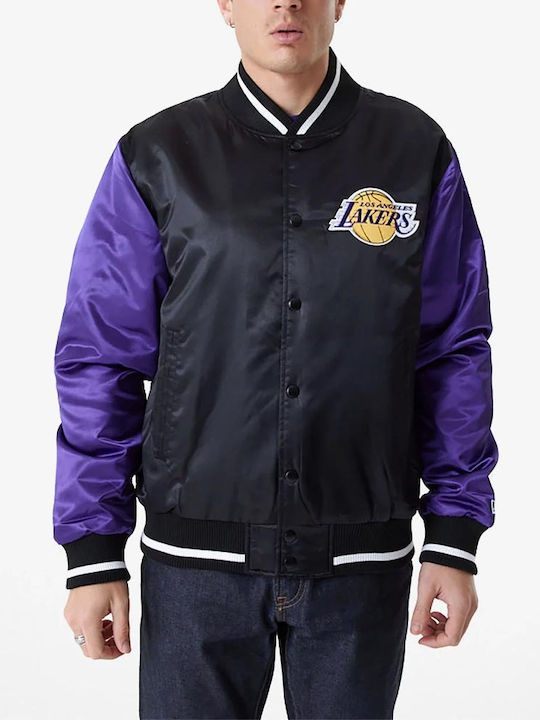 New Era La Lakers Nba Зимно Бомбър Черен