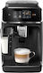 Philips Series 2300 Αυτόματη Μηχανή Espresso 1500W Πίεσης 15bar με Μύλο Άλεσης Μαύρη EP2330/10