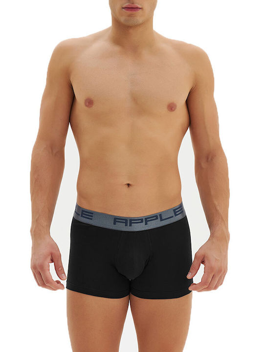 Apple Boxer Ανδρικό Μποξεράκι Μαύρο