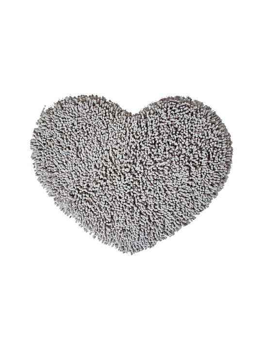 Kentia Bath Mat Cotton Round Cuore 000073246 22...