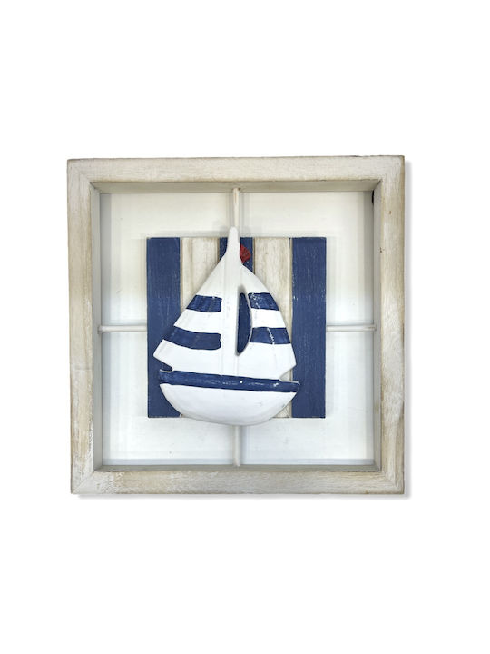 Angiolina Wooden Wall Ornament 30x30cm