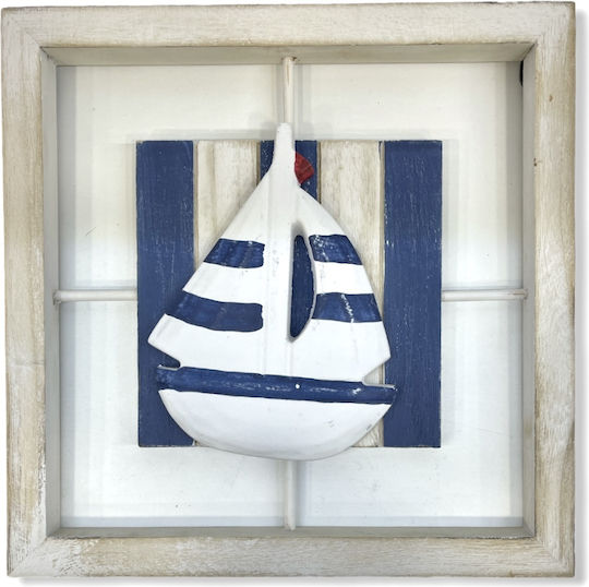 Angiolina Διακοσμητικό Τοίχου από Ξύλο 30x30cm