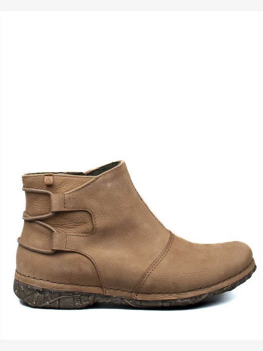 El Naturalista Women's Ankle Boots Brown