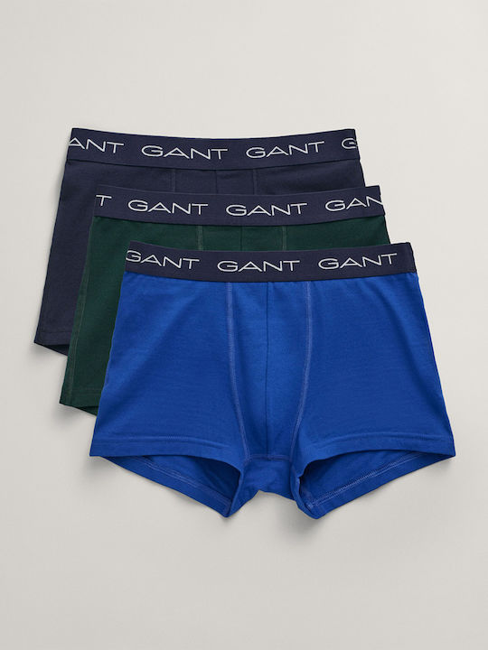 Gant Ανδρικά Μποξεράκια Blue 3Pack