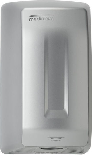 Mediclinics Plastic Hand Dryer with Sensor in Silver Color 4432013