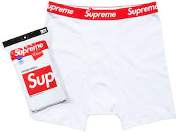 Supreme Μποξεράκια 4Pack White Supreme Μποξεράκια 4Pack White