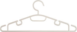 Tpster Plastic Grey Clothes Hanger 30946 5 Pieces