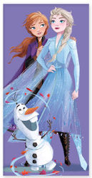 Frozen Παιδική Πετσέτα Θαλάσσης Μωβ Frozen