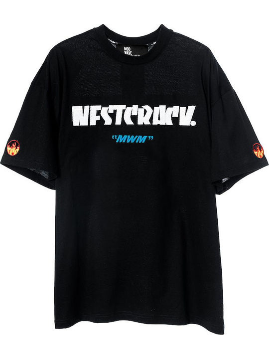 T-shirt Μαύρο