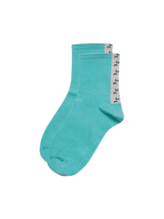 Pro Socks Damen Gemusterte Socken Blue 1Pack