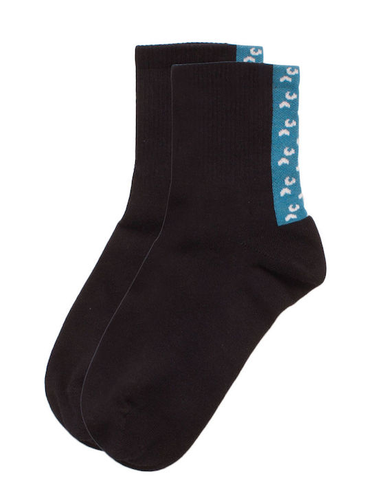 Pro Socks Дамски Чорапи с Дизайн Black 1Пакет