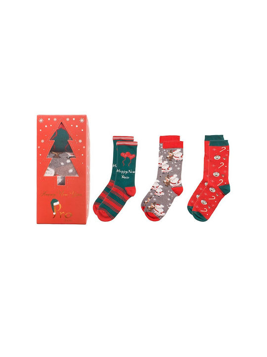 Pro Socks Damen Weihnachtssocken Mehrfarbig 1Pack