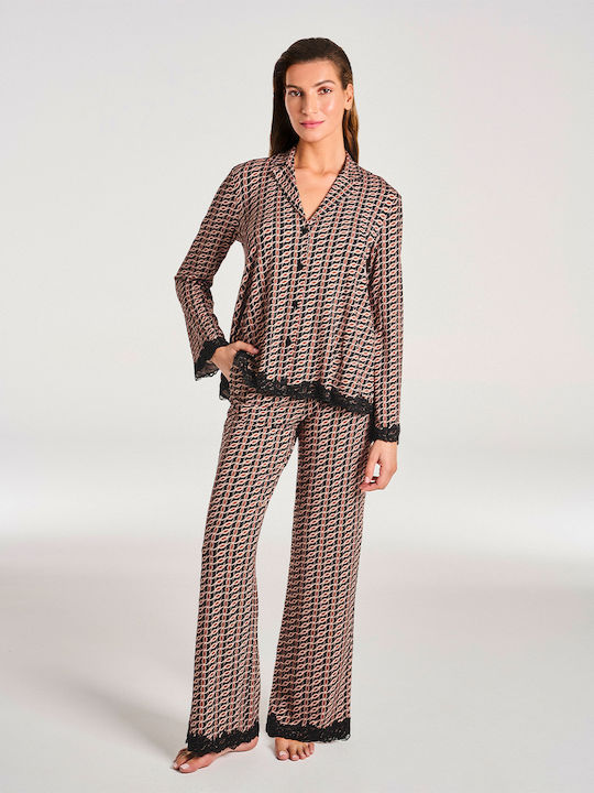 Lida Winter Damen Pyjama-Set Embrime