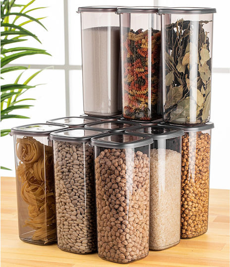 Kosova Set 12 Bucăți Vaze Utilizare Generală cu Capac Plastic Transparent 1750ml 12 Bucăți Kosova Set 12 Bucăți Vaze Utilizare Generală cu Capac Plastic Transparent 1750ml 12 Bucăți