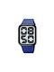 Skmei Digital Uhr Batterie mit Kautschukarmband Blue/White