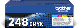 Brother TN-248VAL Оригинален Мултипак Тонер Черен 4 Броя