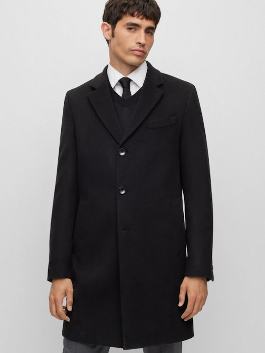 Hugo Boss Men's Coat Black