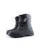 Love4shoes Non-Slip Work Wellies with Fur Black