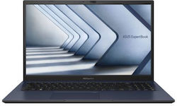 Asus Expertbook B1 B1502CVA-GR73C0X 15.6" FHD (i7-1355U/16GB/512GB SSD/W11 Pro) Star Black (GR Keyboard)