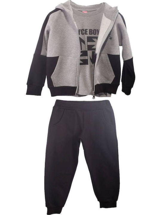 Set pentru copii cu pantaloni Iarnă 3buc Gray