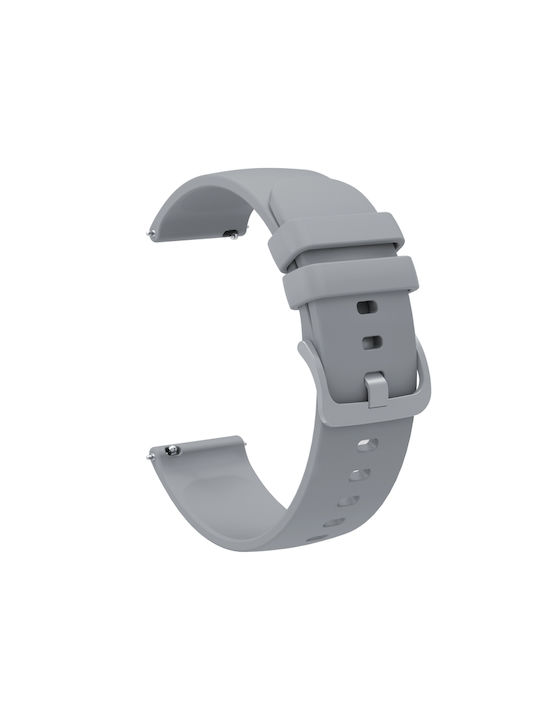 Cu aceeași nuanță de închidere Curea Silicon Gri (Garmin Vivoactive 4S, Vivomove 3S)