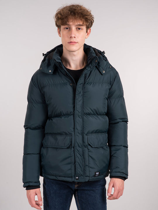 Vcode Men's Winter Puffer Jacket Dark Green