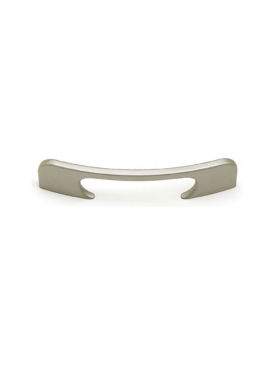 Brisant Handle Furniture made of Metallic in Silver Color 810/128 1pcs