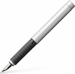 Faber-Castell Πένα Καλλιγραφίας Ασημί