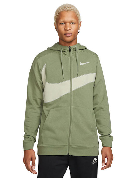 Nike Dri-Fit Ζακέτα Πράσινη