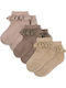 Konges Slojd Παιδικές Κάλτσες Rose/Sand/Roebuck 3 Ζευγάρια