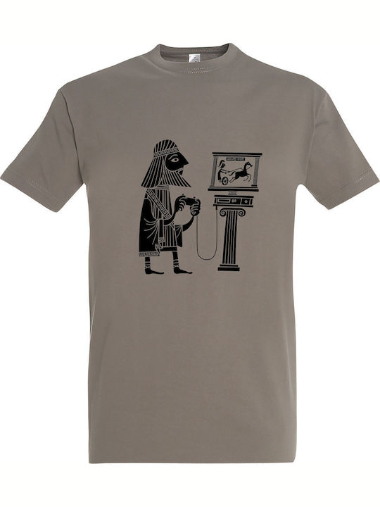 kirikoko Ancient Greek Gamer T-shirt Светло каки