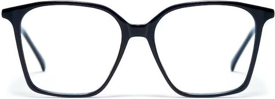 Gigi Barcelona Women's Acetate Prescription Eyeglass Frame Black 8108/1