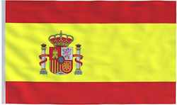 Polyester Perforated Flag of Spain 25x18cm