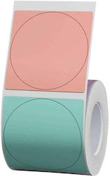 Niimbot 175Stück Klebeetiketten in Mehrfarbig Farbe 41x41mm