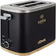 Estia 06-18894 Toaster 2 Slots 800W Black