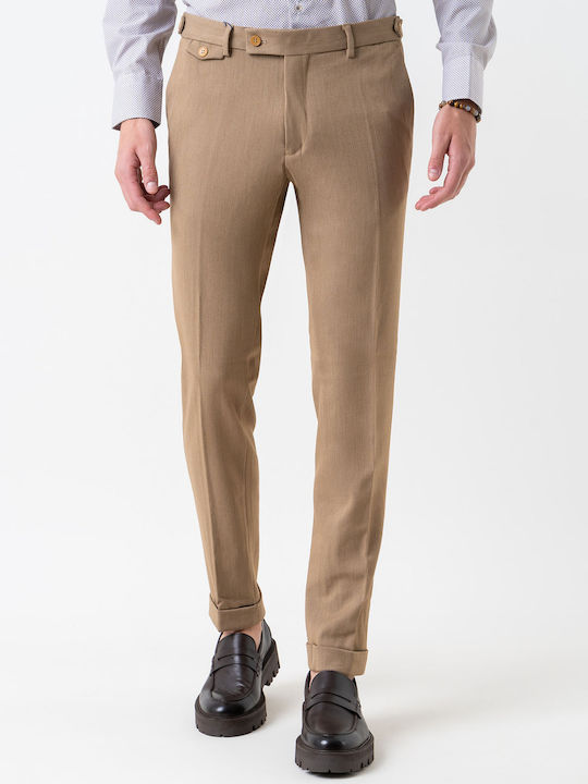 Artisti Italiani Men's Trousers Chino Beige